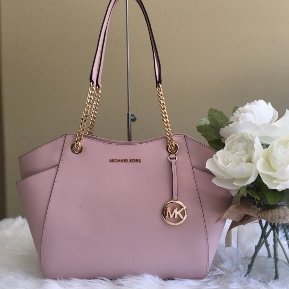New Michael Kors jet set Large chain shoulder tote - Picture 4 of 7